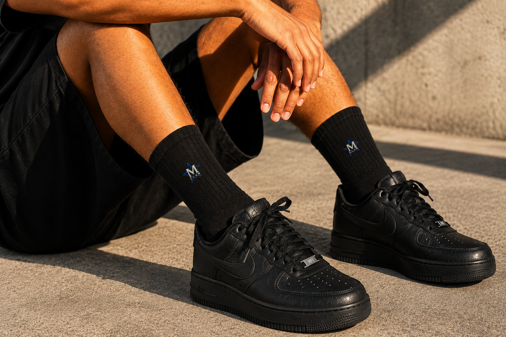 M CLUB Star Socks lifestyle